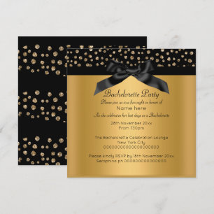 DOURADO CONVITE DE BACHELORETTE DIAMOND LEOPARD PR