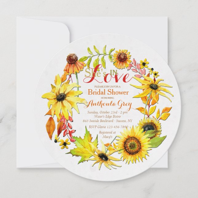 Dourado Convite Floral (Frente)