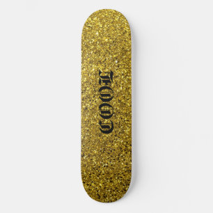 Dourado Decodificador de skate Legal com brilho