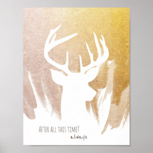 Dourado Deer Patronus Poster
