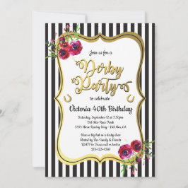 Dourado Derby Temida Convite de Aniversário