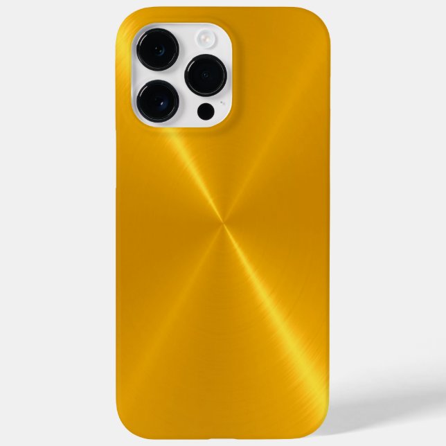 Dourado e brilhante metal de aço inoxidável (Verso)