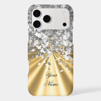 Dourado e falso brilho personalizado