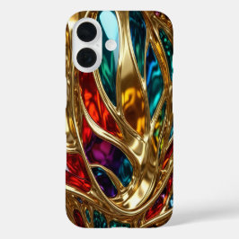 Dourado e joias nº 35 - iPhone 16 Capas