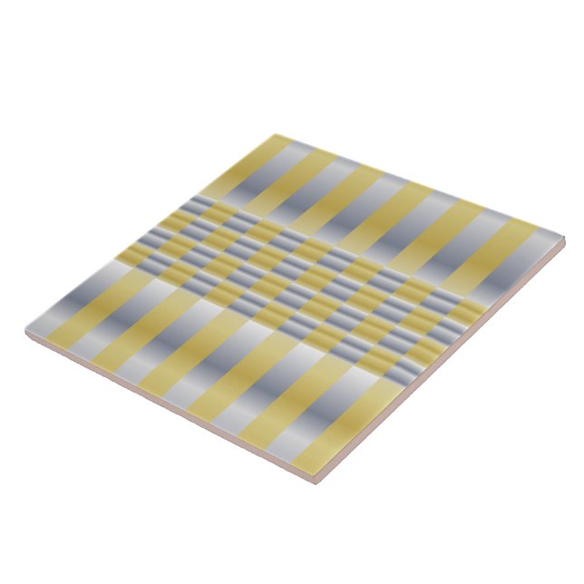 Dourado e prateado (verificadores e riscas) (Lateral)