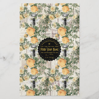 Dourado Ephemera Vintage Soap Wrap - Satin