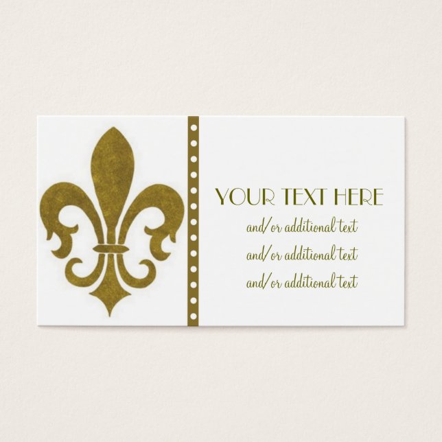 Dourado Fleur De Lis (Frente)