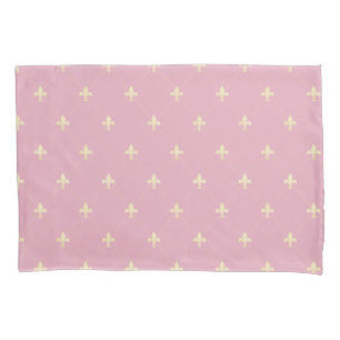 Dourado Fleur-de-Lis rosa