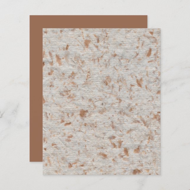 Dourado Livro Branco sobre Textura Feita à Mão (Frente/Verso)