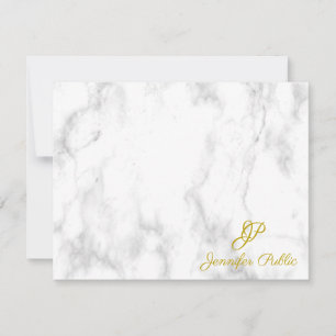 Dourado Manuscrito Script Texto Marble Modelo