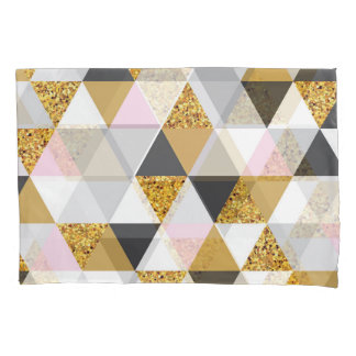 Dourado mármore, textura geométrica perfeita