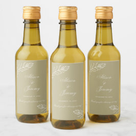 Dourado minimalista moderno e cream Bloom Mini