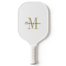 Dourado Monograma Inicial e Nome Presente Personal