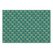 Dourado Olho Egípcio de Horus Pattern Trio