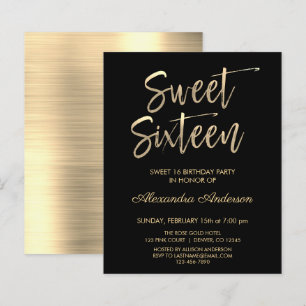 Dourado orçamento Black Sweet Sessenta Aniversár