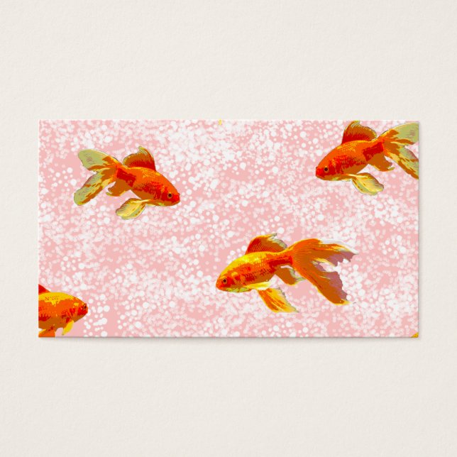 Dourado padrão de peixe rosa (Frente)