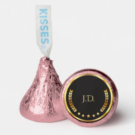 Dourado personalizado e preto com mola rosa