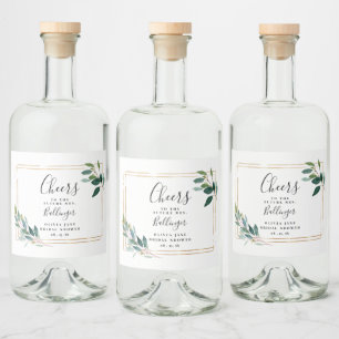 Dourado Quadro Verde Folhas de Eucalyptus