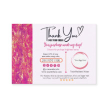 Dourado Rosa Muito , Obrigado Cartão de visita