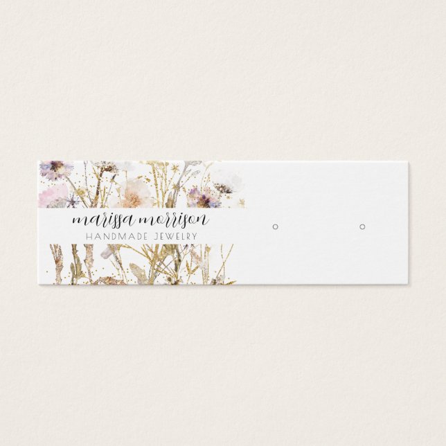 Dourado Rosa, Orelha Botânica de flor selvagem (Frente)