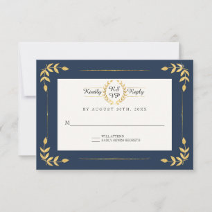Dourado RSVP Moderno Laurel Wreath Foliage
