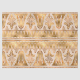 Dourado Shimmer Art Deco - Papel Tecidual