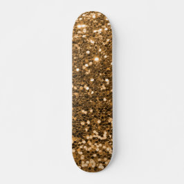 Dourado skateboard Glitter