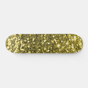 Dourado skateboard Glitter