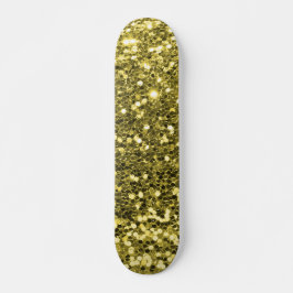 Dourado skateboard Glitter