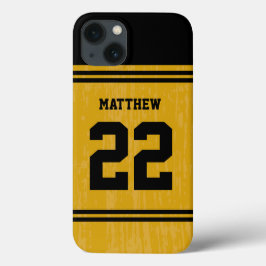 Dourado Sports Jersey Número iPhone 6
