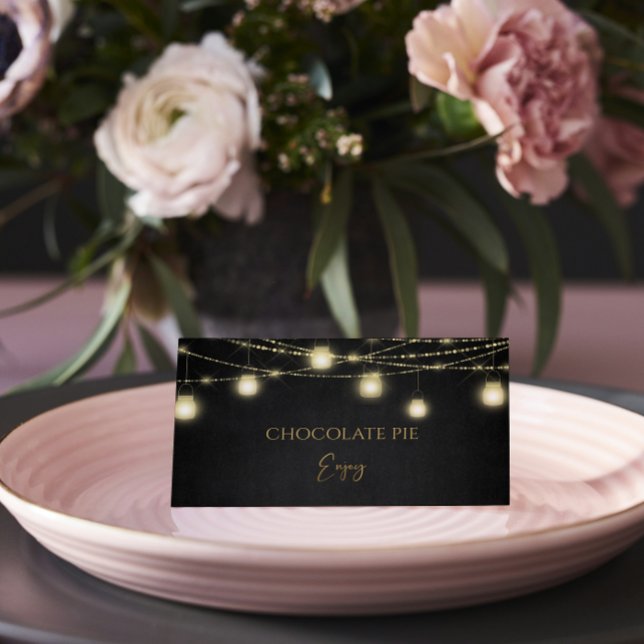 Dourado torrão de etiqueta de Comida de script Ele (Criador carregado)