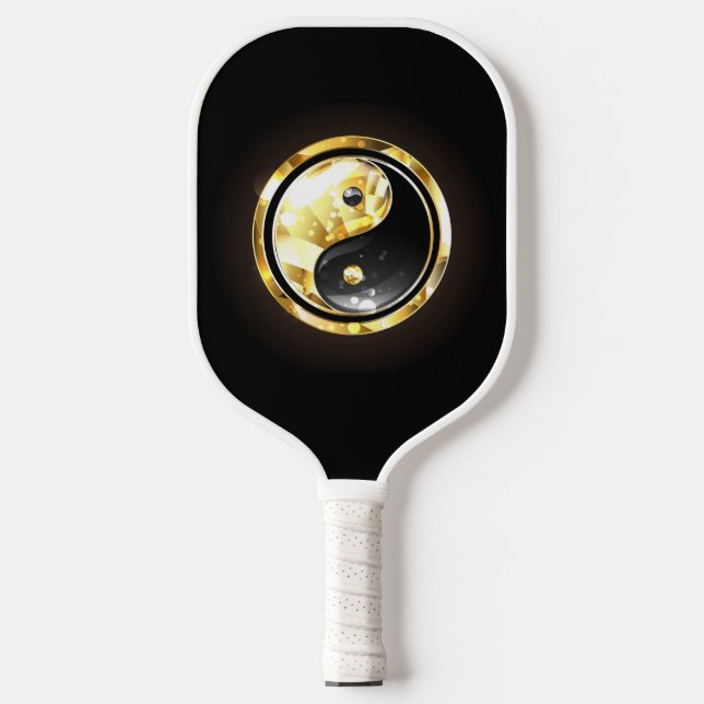 Dourado Yin Yang a preto (Front)