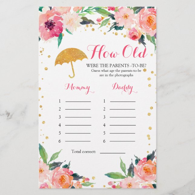 Dourados Chás Floral April Quantos Anos Tinham Os  (Frente)