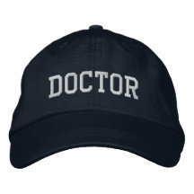 Doutor Bordado Baseball Hat / Boné - Marinho