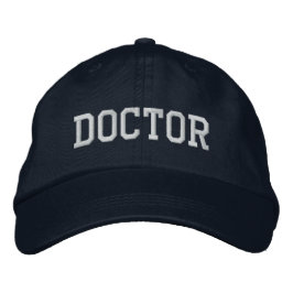 Doutor Bordado Baseball Hat / Boné - Marinho
