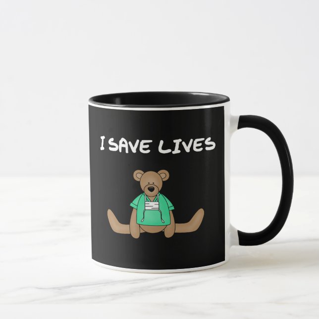 Doutor Eu Salvamento Vida Caneca (Direita)