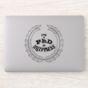 Doutorado em Sonolência Adesivo de Humor Acadêmico