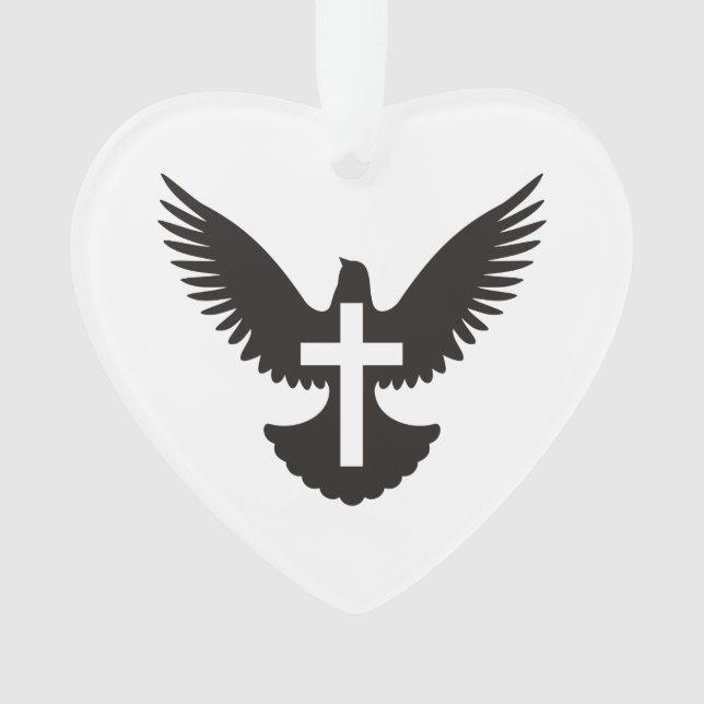 Dove com ornamento Cruzado (Frente)