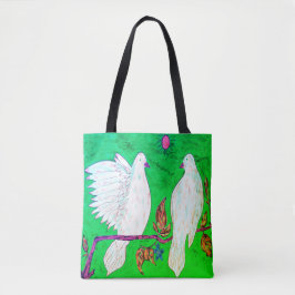 Dove Love Tote Bag