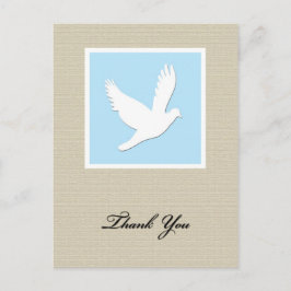 Dove Simpatia Obrigado Cartão Postal