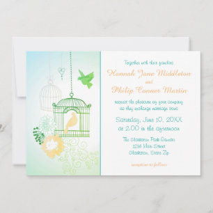 Doves & Cages - Convite para Casamento