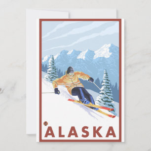 Downhill Snow Skier - Alasca