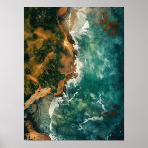 Download de Impressão de Paisagem Costeira, Impres