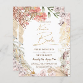 Download digital do Convite de casamento BOHO BOHO
