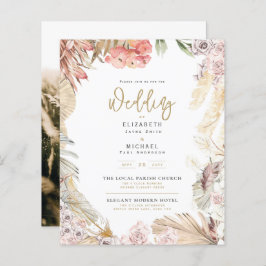 Download digital do Convite de casamento BOHO BOHO