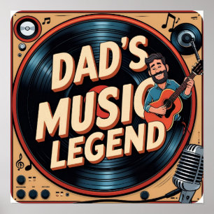 Download do Pai Rock Legend Digital Poster