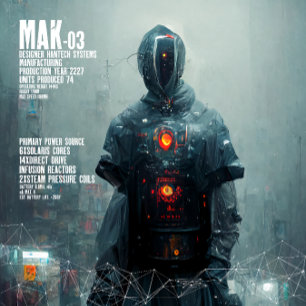 Download instantâneo do Cyberpunk Android Poster I