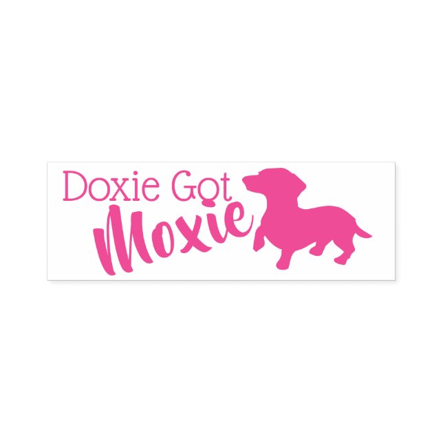 Doxie Tem Carimbo Moxie (Design)
