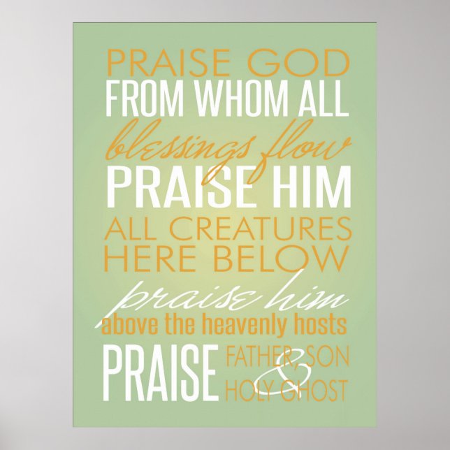 Doxology Poster (Frente)