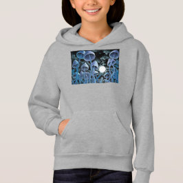 Doze cogumelos mágicos na lua de cheio